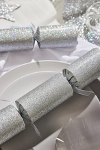 Load image into Gallery viewer, Bulk buy, "Silver Sparkling" 12" Box of 50 | Bonbon Crackers