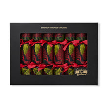 Load image into Gallery viewer, Luxury Waratah 13" Handmade Christmas Crackers, Box of 8