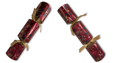 Load image into Gallery viewer, Red and Gold Mistletoe Mini Crackers | Bulk Pack of 50 units | 20cm/8 inches long