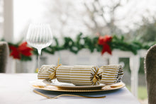 Load image into Gallery viewer, Gold Stripes Reusable Christmas Crackers Set of 6