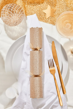 Load image into Gallery viewer, Bulk buy, "Gold Sparkling" 12" Box of 50 | Bonbon Crackers
