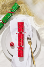 Load image into Gallery viewer, Bulk buy, "Red &amp; Green Merry" 25cm Box of 100 | Bonbon Crackers
