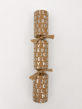 Load image into Gallery viewer, Holiday Cheer – Box of 8 Kraft Christmas Crackers, 12"/30cm
