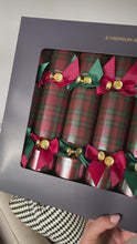 Load and play video in Gallery viewer, Luxury, Tartan, 12" Ultra High Quality, Handmade Bon Bon - Box of 8 | Bonbon Crackers
