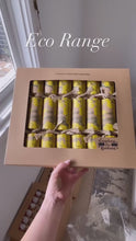 Load and play video in Gallery viewer, Novelty, "Penguin and Snowman" Eco 12" - Box of 8 | Bonbon Crackers
